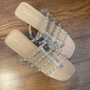 Madden girl clear heel